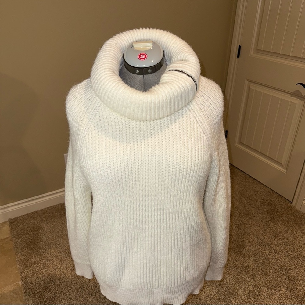 Simons Sweater Contemporaine Exclusive Wool Blend Chunky Ribbed Oversized Size L